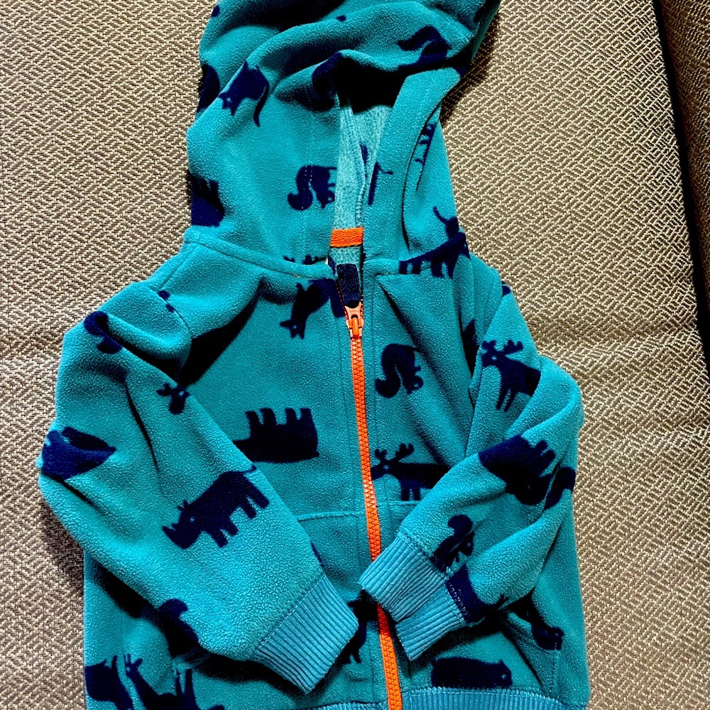 Carter's hooded sweatshirt size 12m